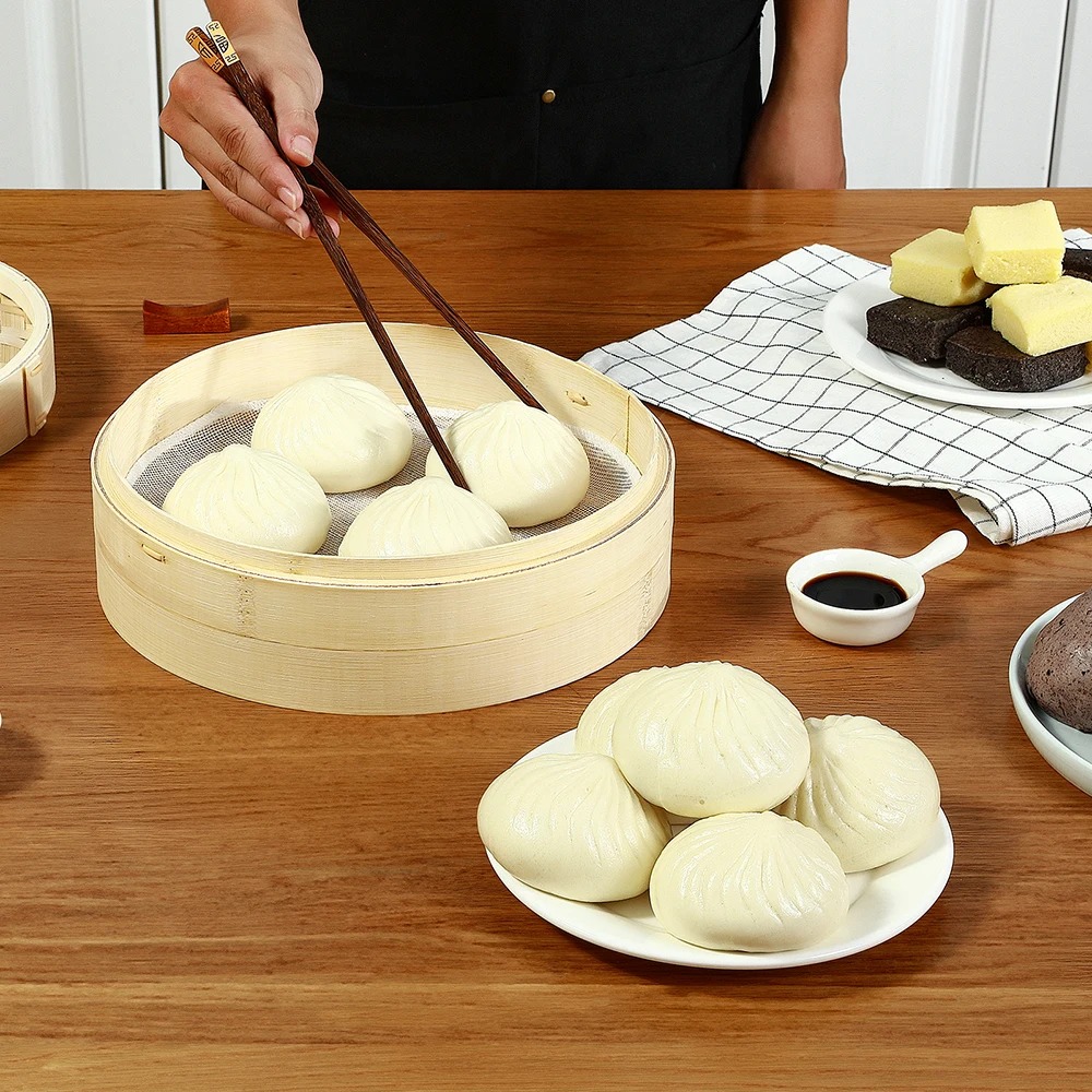 Cesta de vapor de bambú con ta - Bao Steamer Bamboo reseña y precio