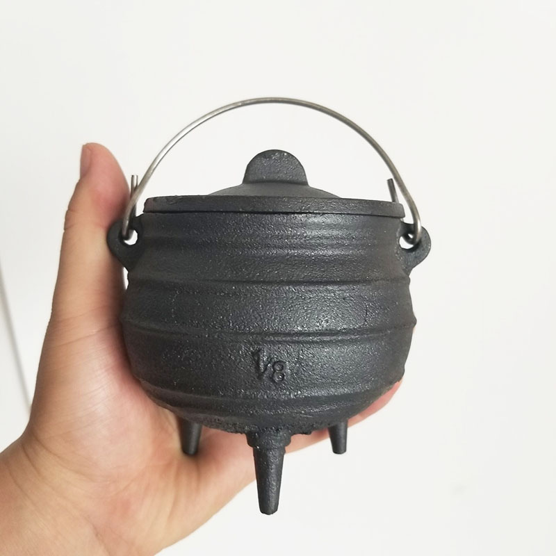 Mediano 1/8 #   Caldero de hie - Cast Iron Corn reseña y precio