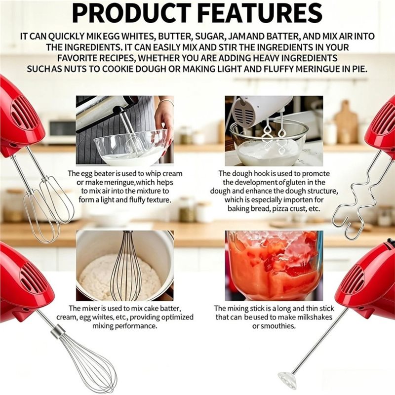 Accesorios para batidora de ma - Kitchenaid Mixer Hand Mixer reseña y precio